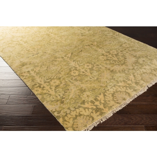 Hillcrest Brown Indoor 5'6" x 8'6" Handmade Rug - Image 1