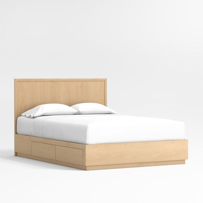Oliver Natural Wood Kids Full Storage Bed - Image 0