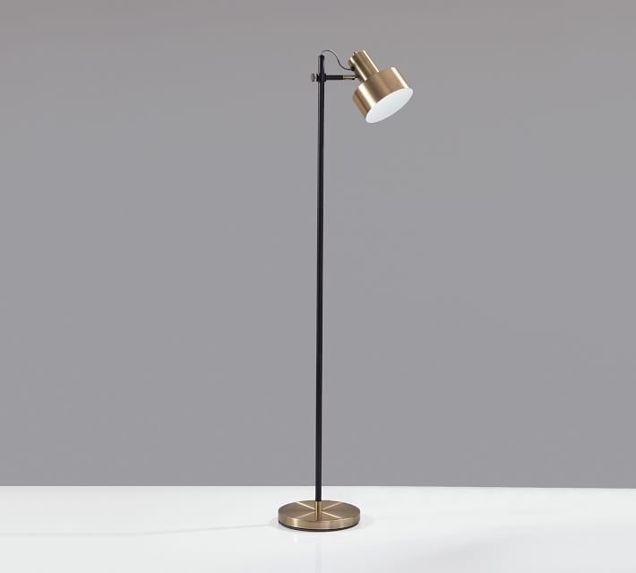 Stanton Floor Lamp, Brass - Image 2