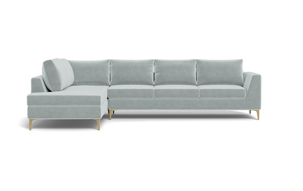 Asher 4-Seat Sectional with Left Bumper - Image 0