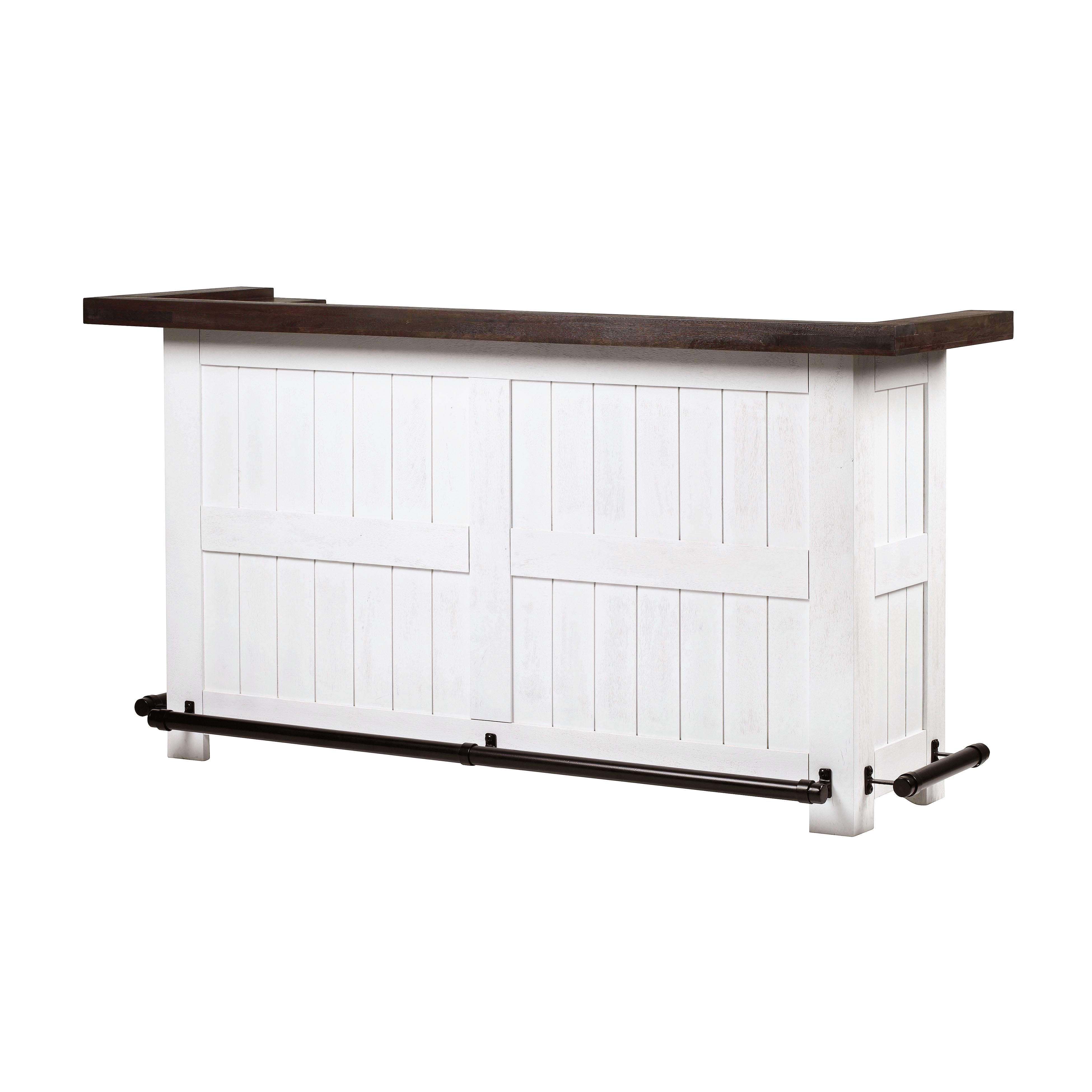Harrison Distressed White Bar - Image 0
