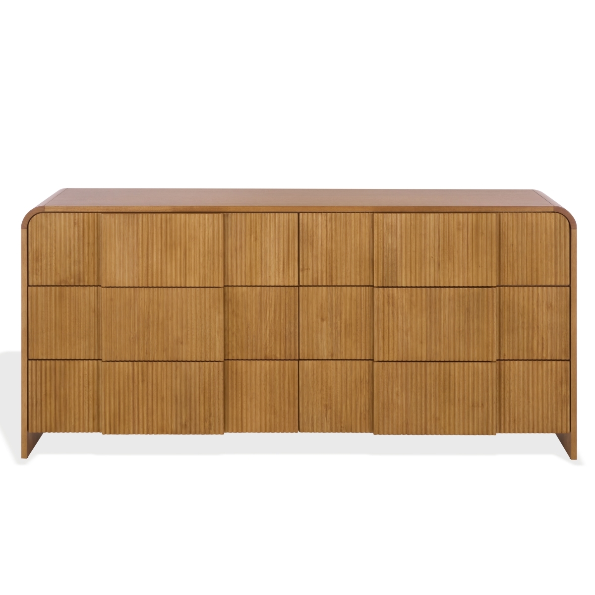 Vitale Reeded Wood Dresser - Natural - Image 0