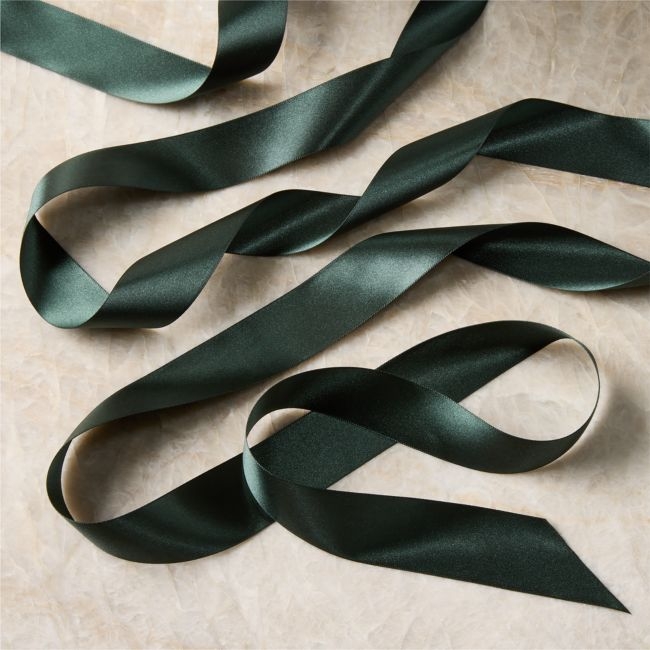 Dark Green Holiday Ribbon - Image 0