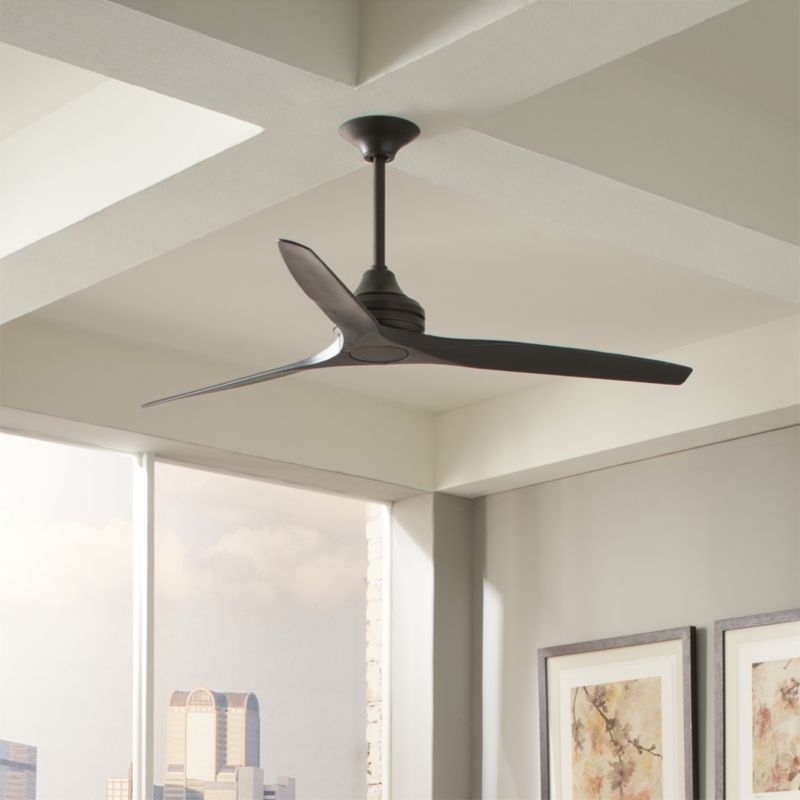 Fanimation Spitfire 48 Dark Bronze/Walnut Indoor/Outdoor Ceiling Fan - Image 1