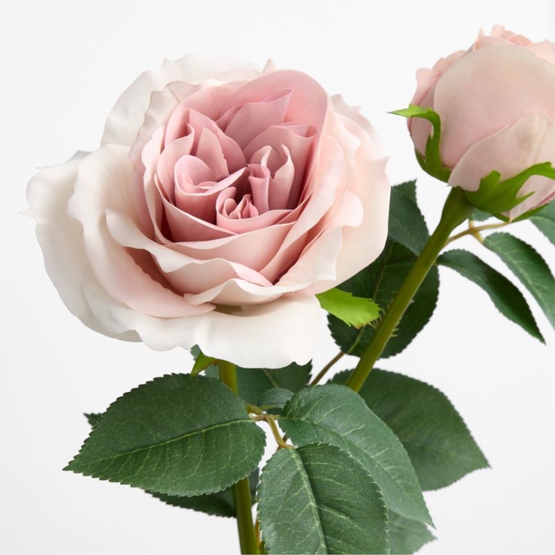 Faux Tea Stained Rose Stem 18" by Abigail Ahern - Image 1