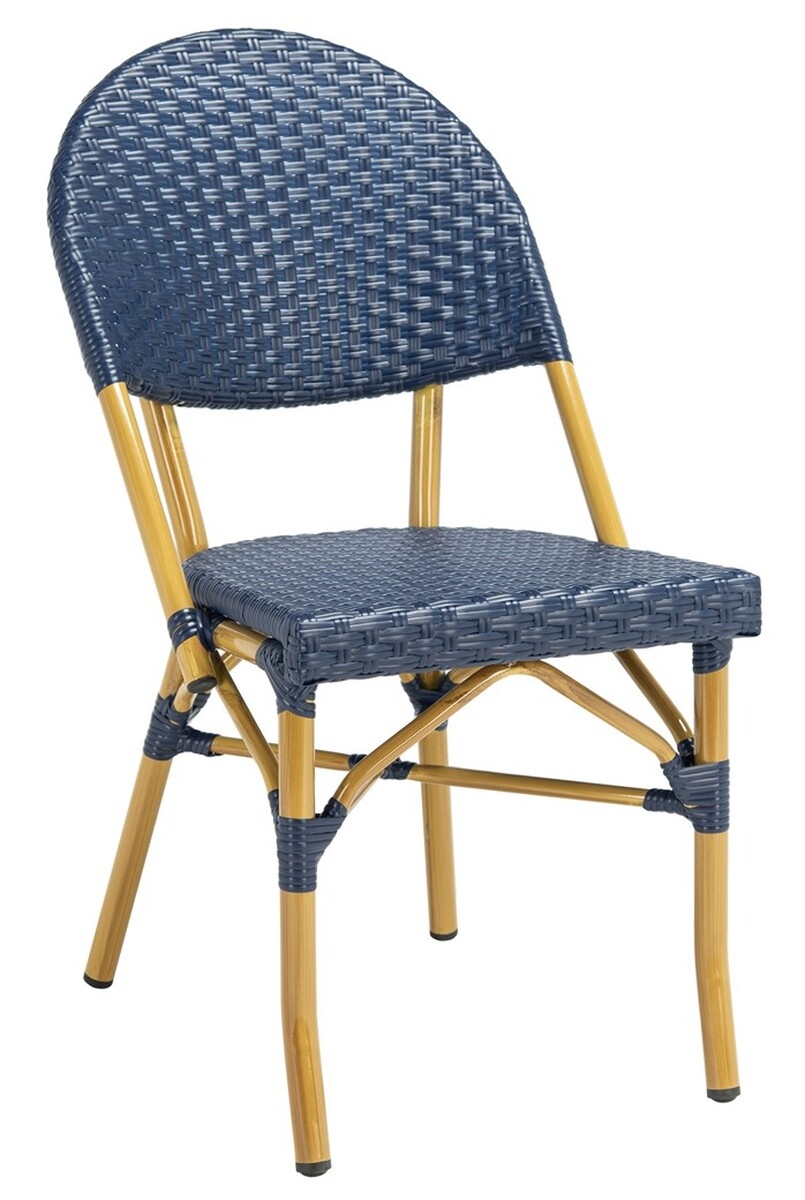 Barrow Side Chair - Navy - Safavieh - Image 6