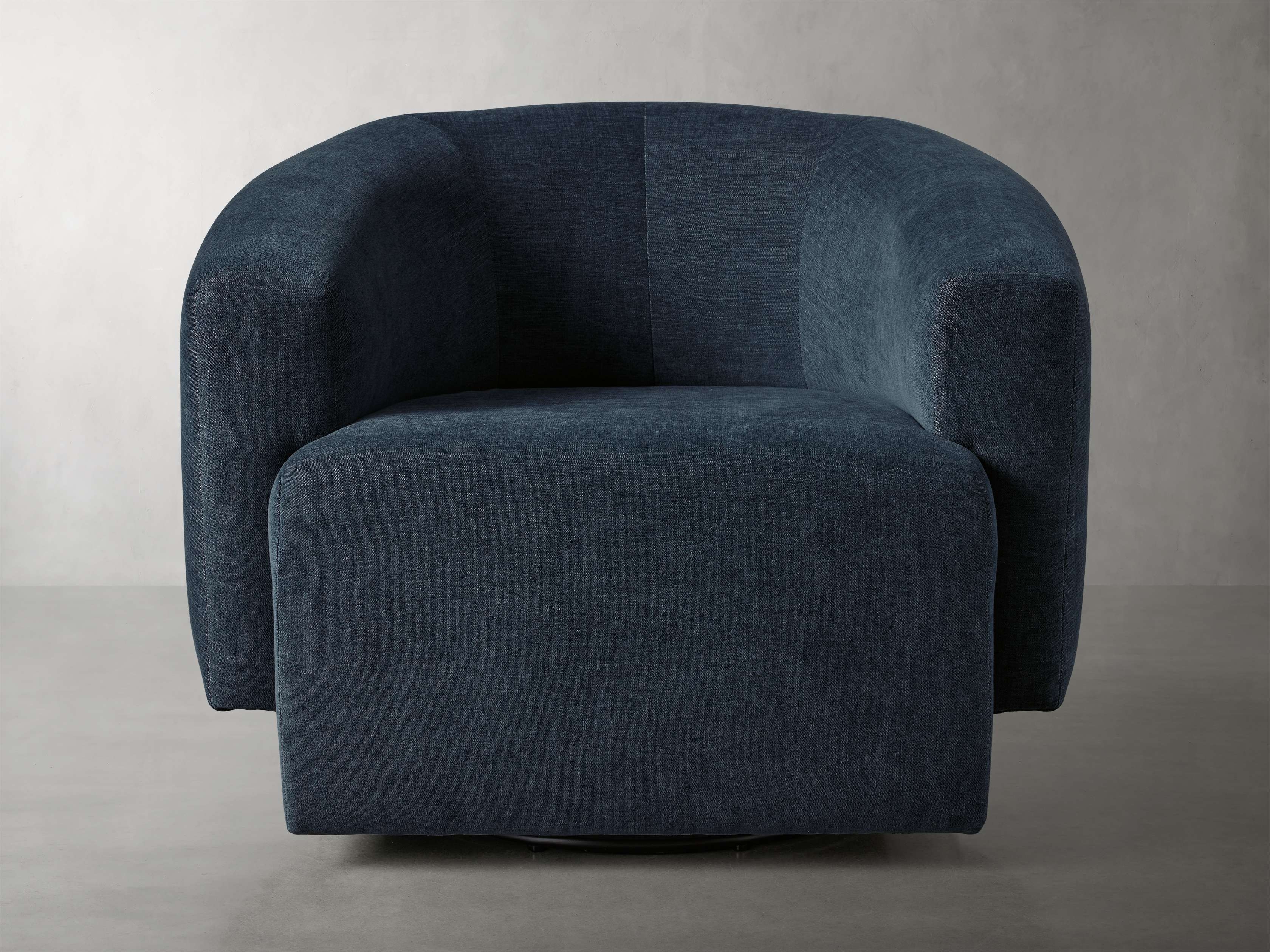 Hamlin Swivel Chair in Upholstered Blue  Beacon Pacific - Image 0