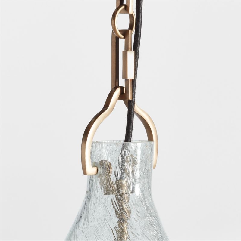 Artesa Oversized Glass Pendant Light 19.5" - Image 4