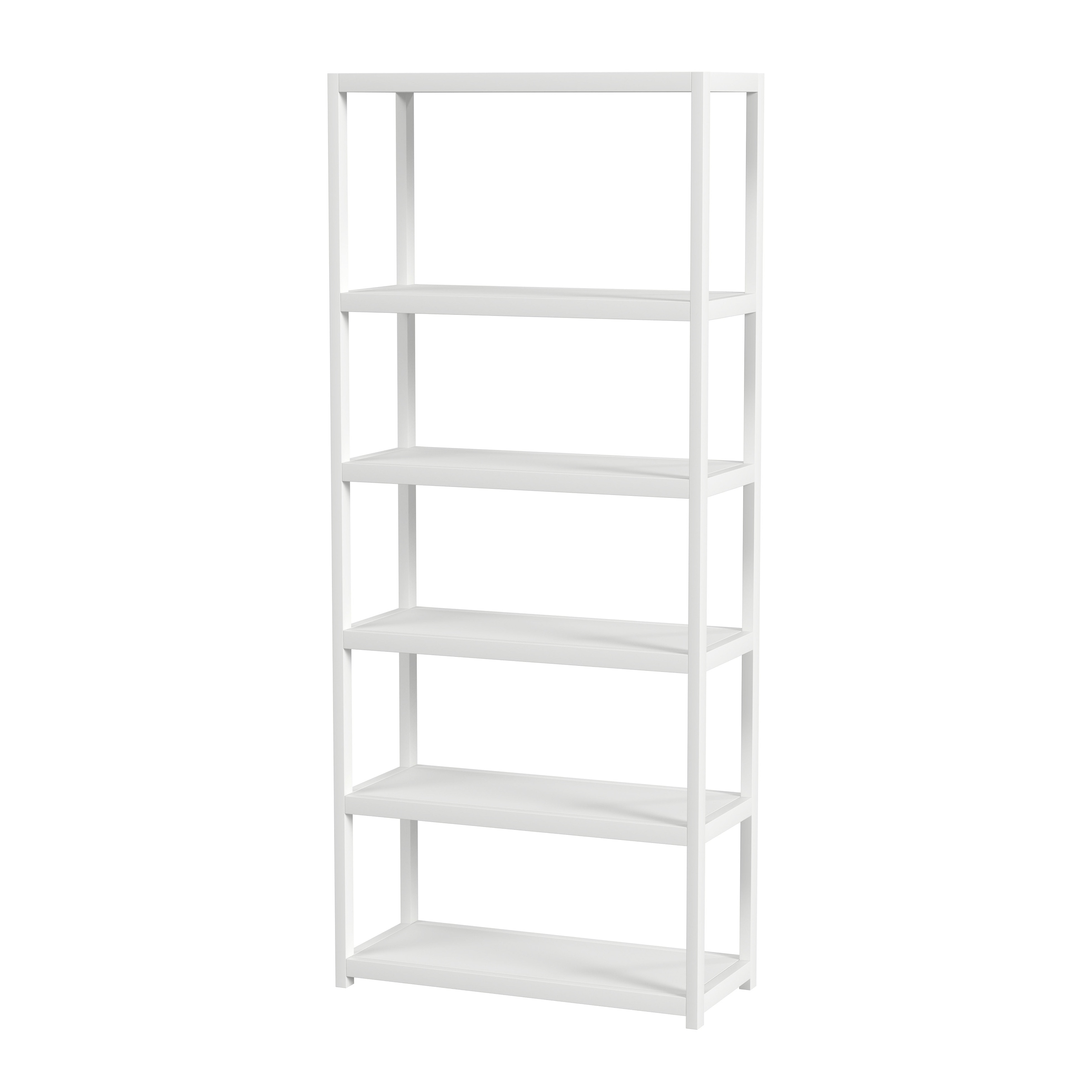 Lark White Bookcase - Image 0