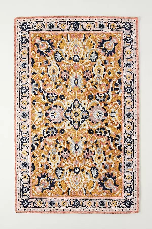 Calla Rug By Anthropologie in Yellow Size 8 X 10 - Image 0