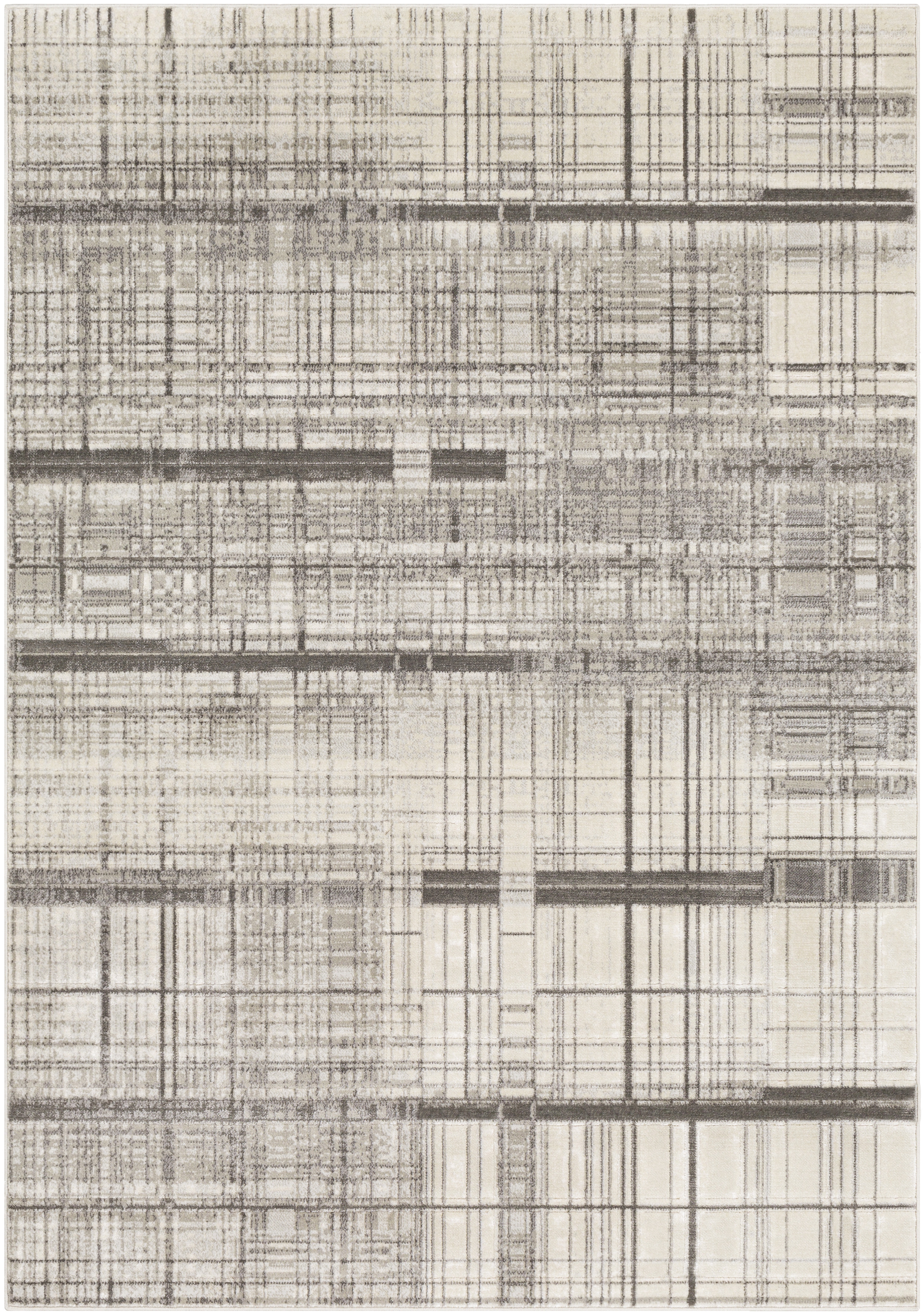 Lagom Gray Indoor 2' x 2'11" Machine Woven Rug - Image 0