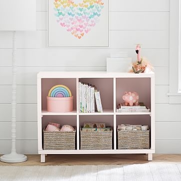 Horizontal Cubby Bookcase, 2x3, Simply White, WE Kids - Image 2