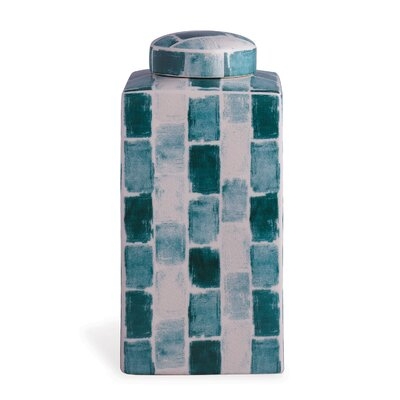 Celadon/Green Porcelain Jar - Image 0