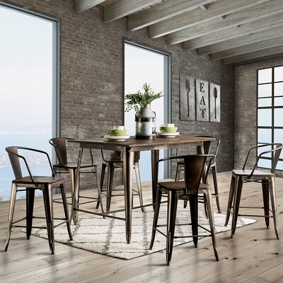 Ealy 7 - Piece Counter Height Dining Set - Image 0