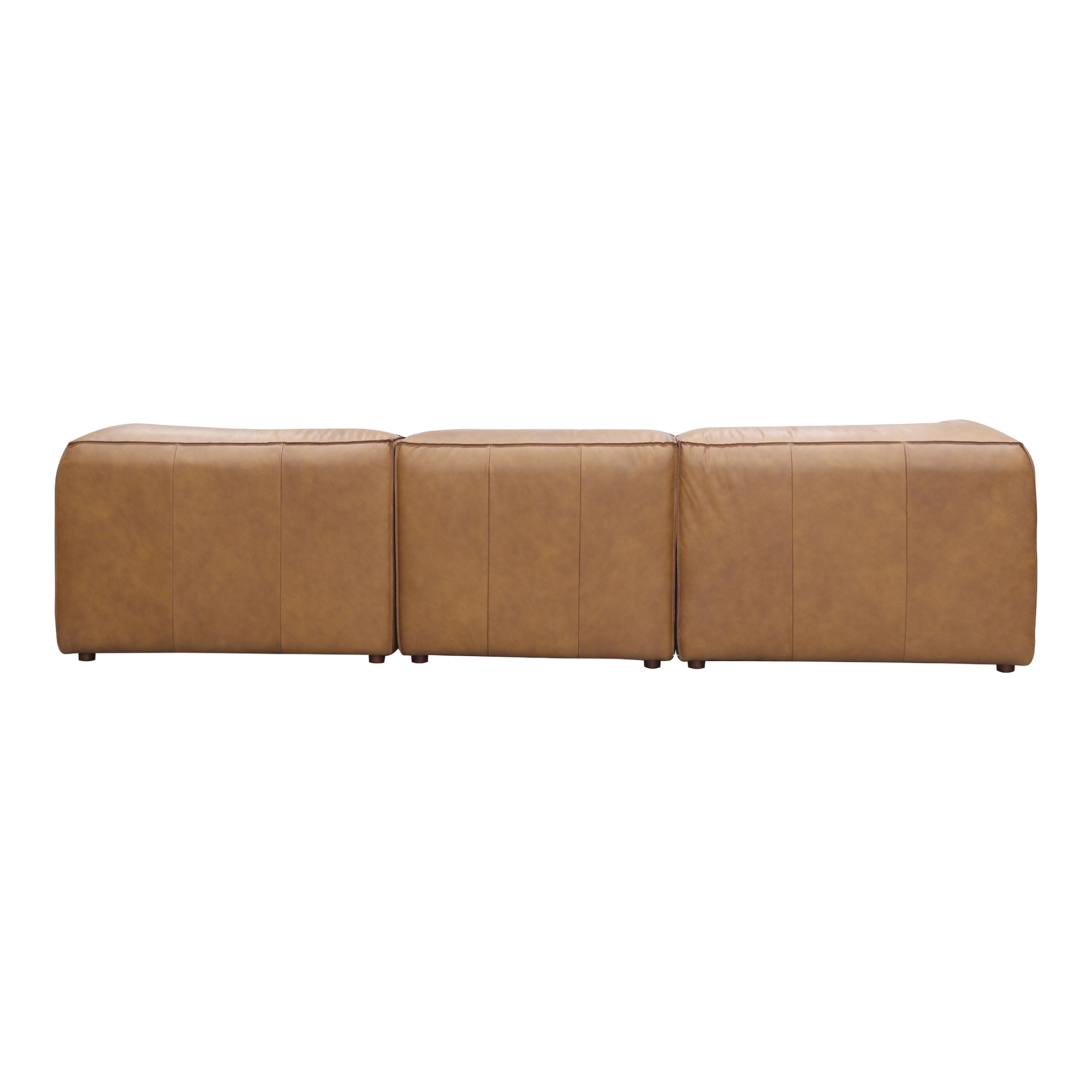 Form Classic L-Shaped Modular Sectional Sonoran Tan Leather - Image 2
