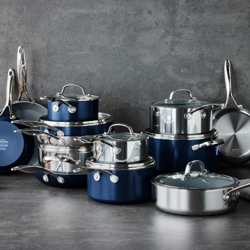 GreenPan ™ Valencia Pro Stainless Steel 5-Qt. Saute Pan with Lid & Helper Hand - Image 6