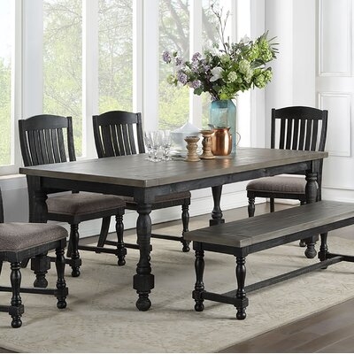 Lily Pine Solid Wood Dining Table - Image 0