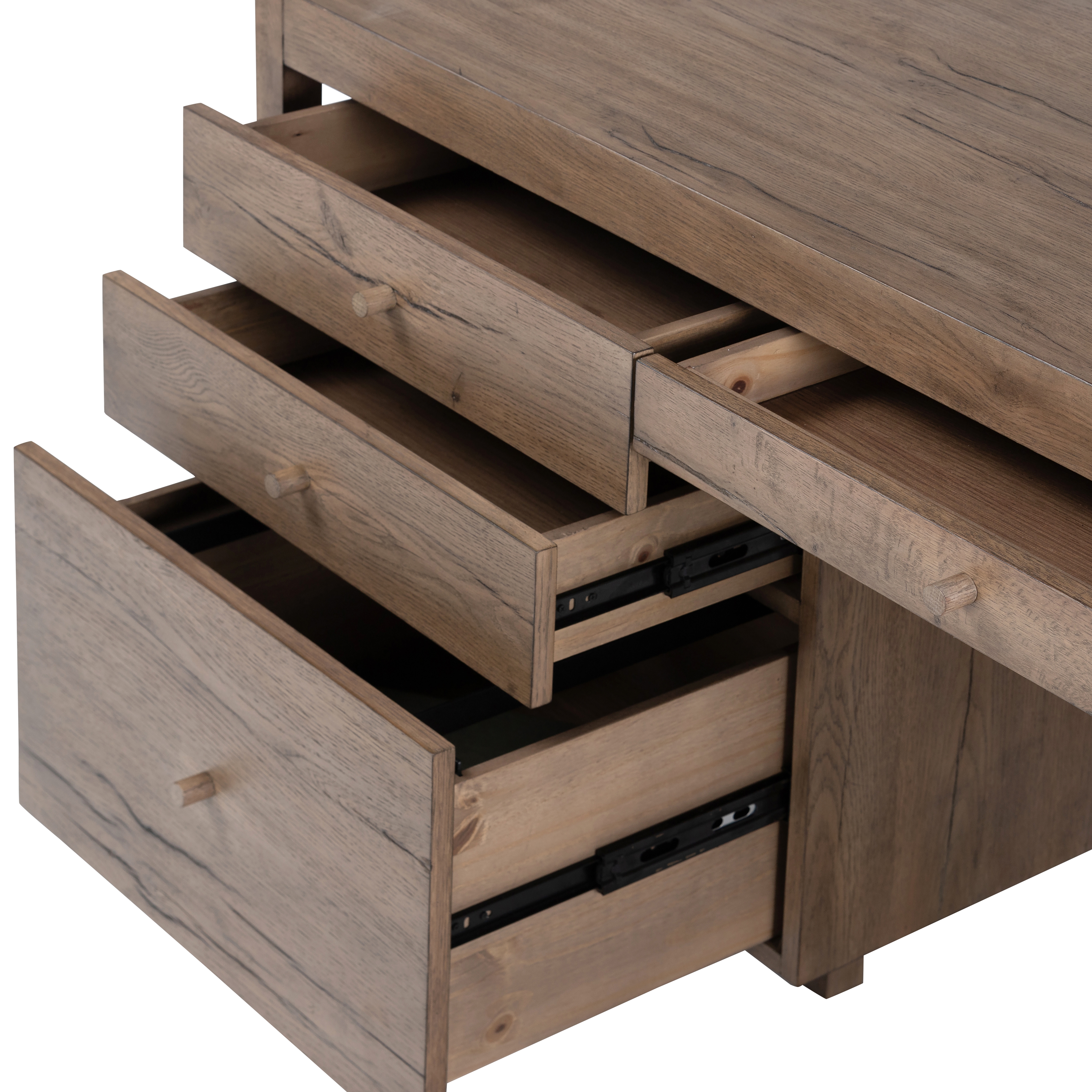Suspension Desk-Grey Oak - Image 9