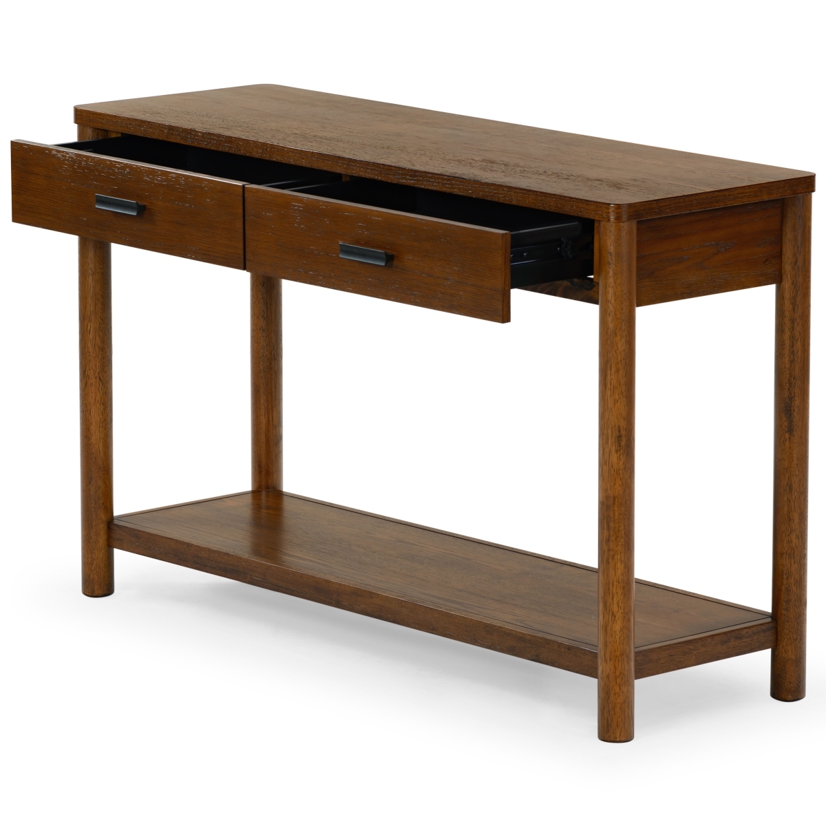 Jaylessa 2 Drawer Console Table - Medium Oak - Image 4