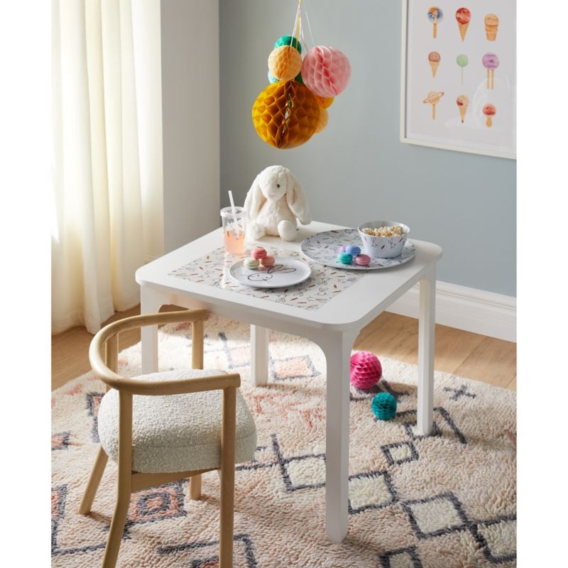 White Horse 21" Upholstered Play Chair - Image 5