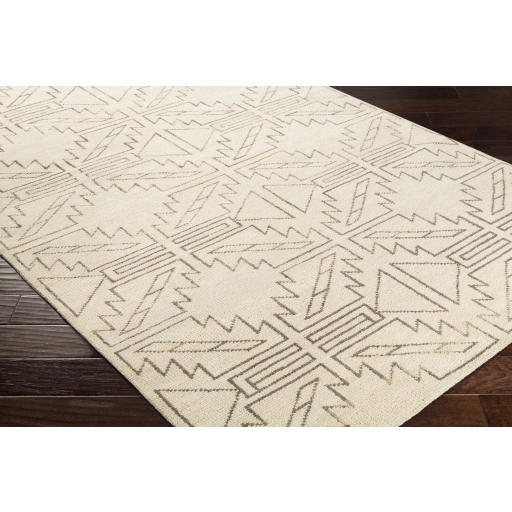 Pueblo Beige Indoor 2' x 3' Handmade Rug - Image 4
