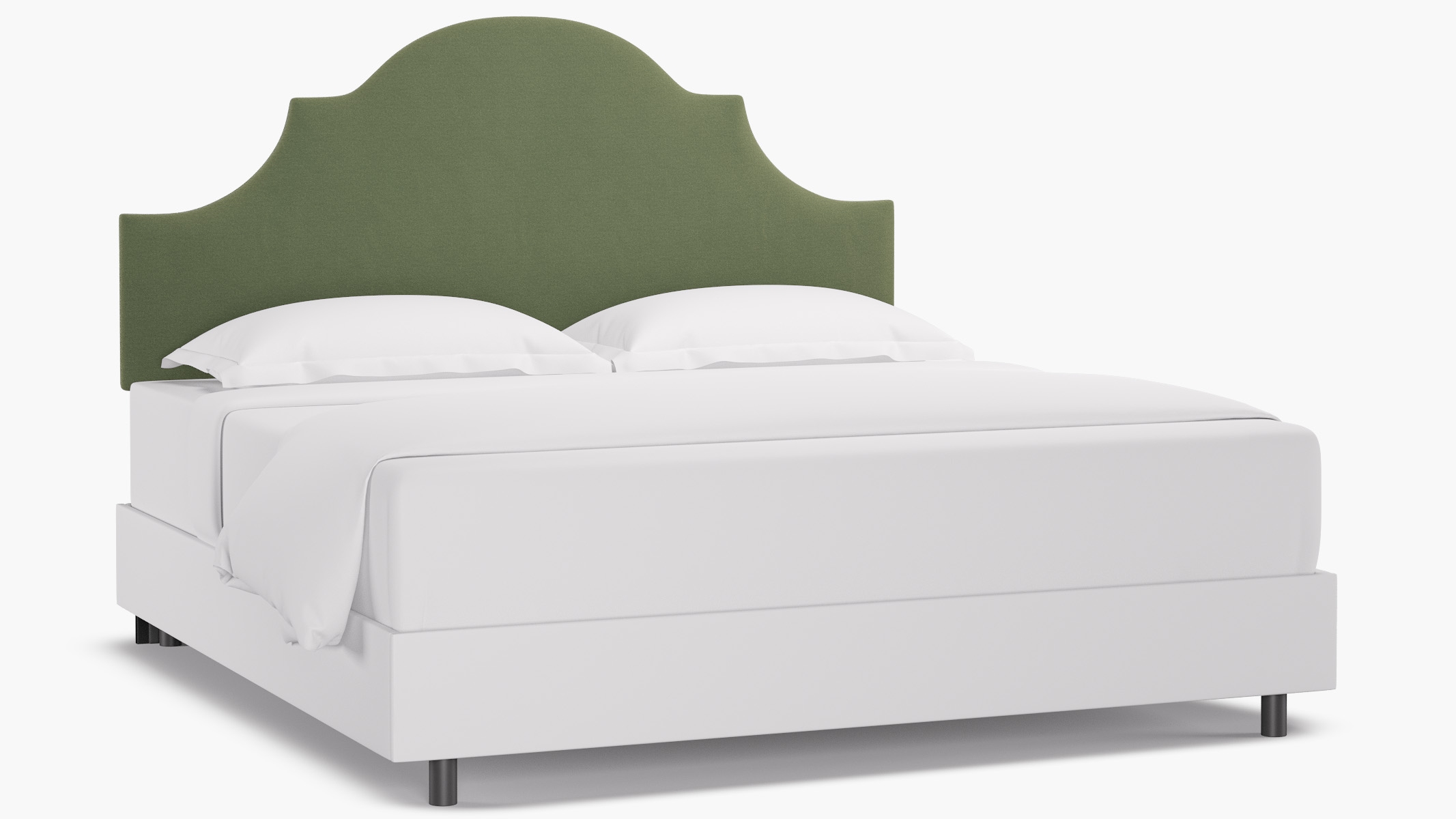 Regency Headboard, Vert Classic Velvet, King - Image 0