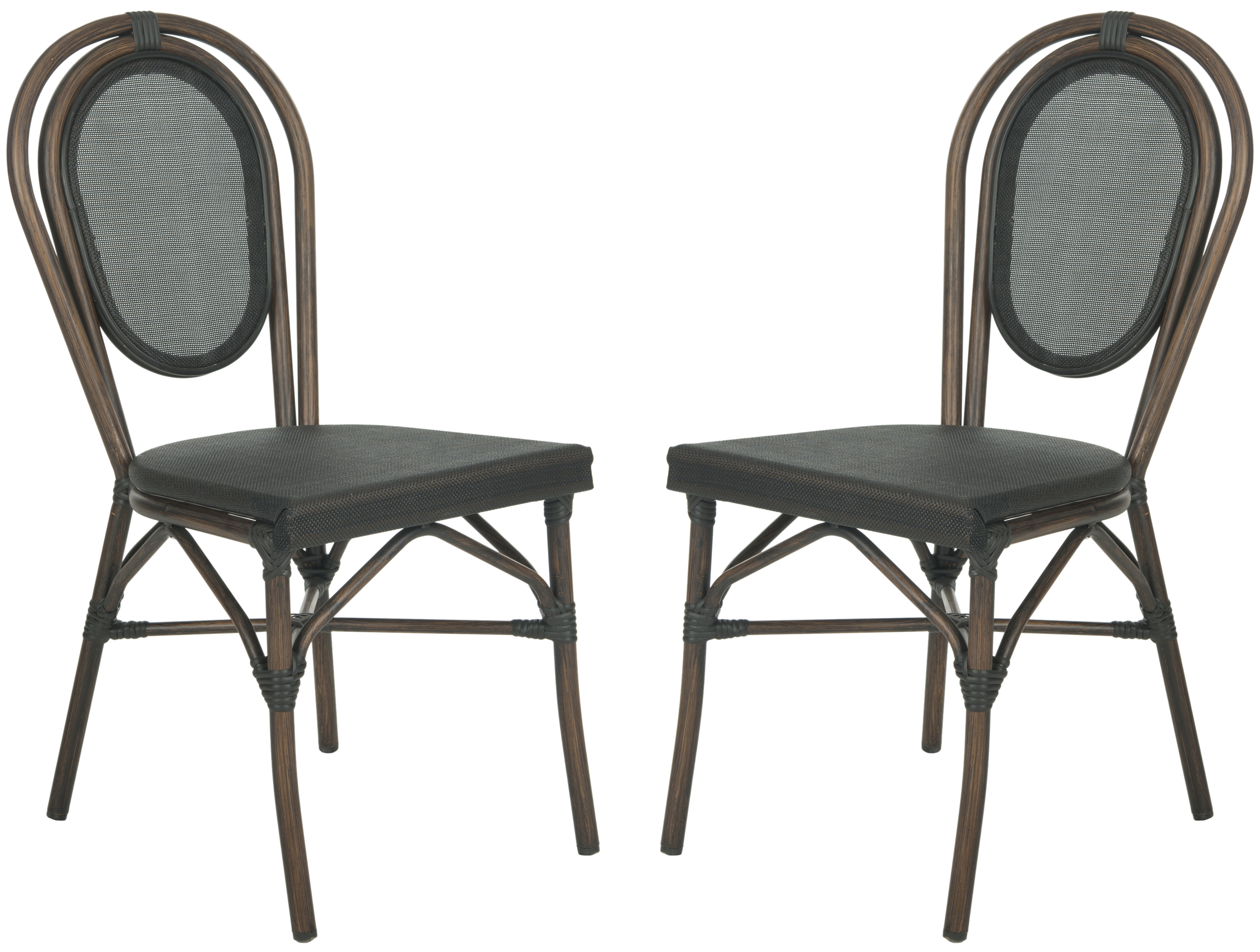 Ebsen Side Chair - Black - Safavieh - Image 0