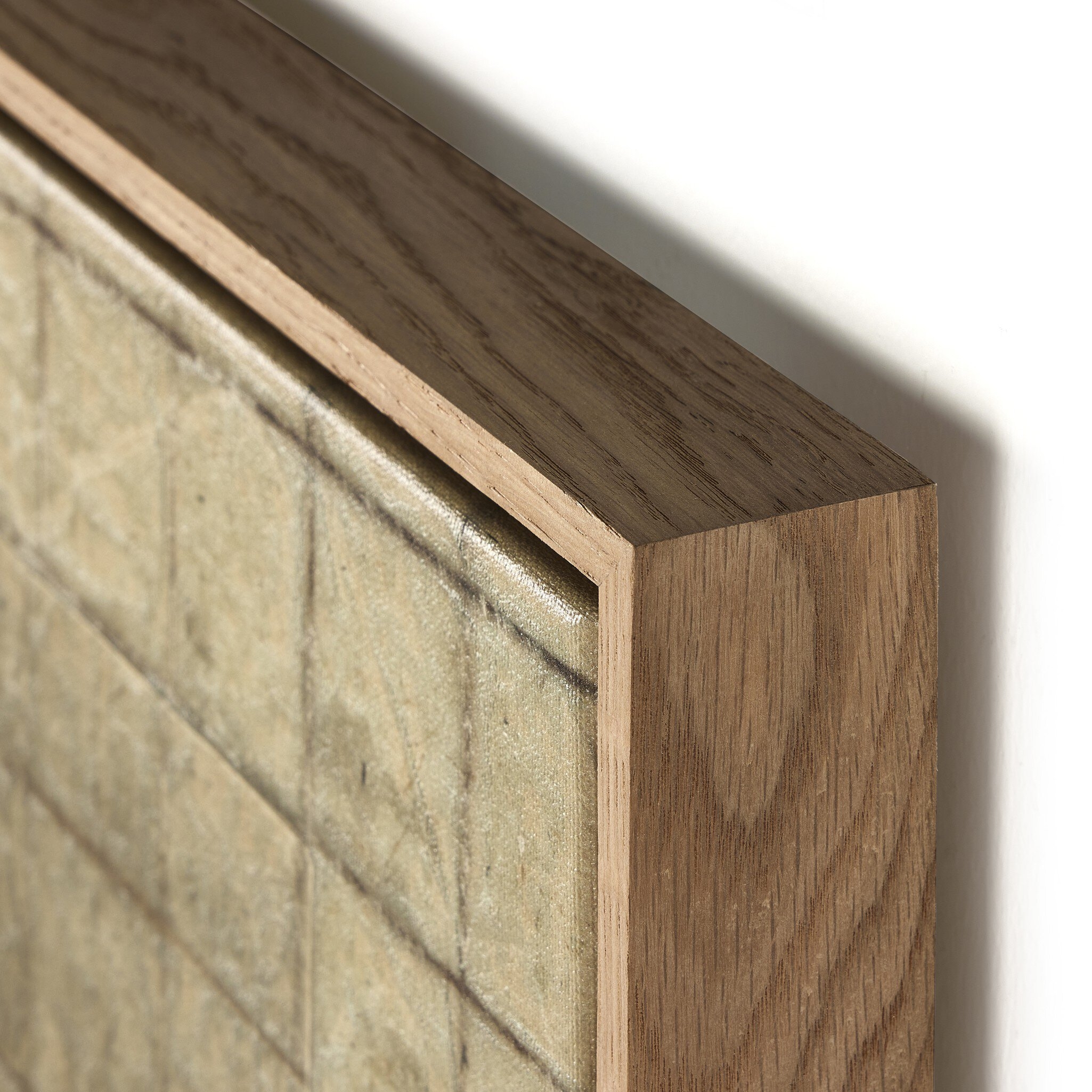 Grid-Seoul I by Jade Dacay - Vertical Grain White Oak Floater - Image 2