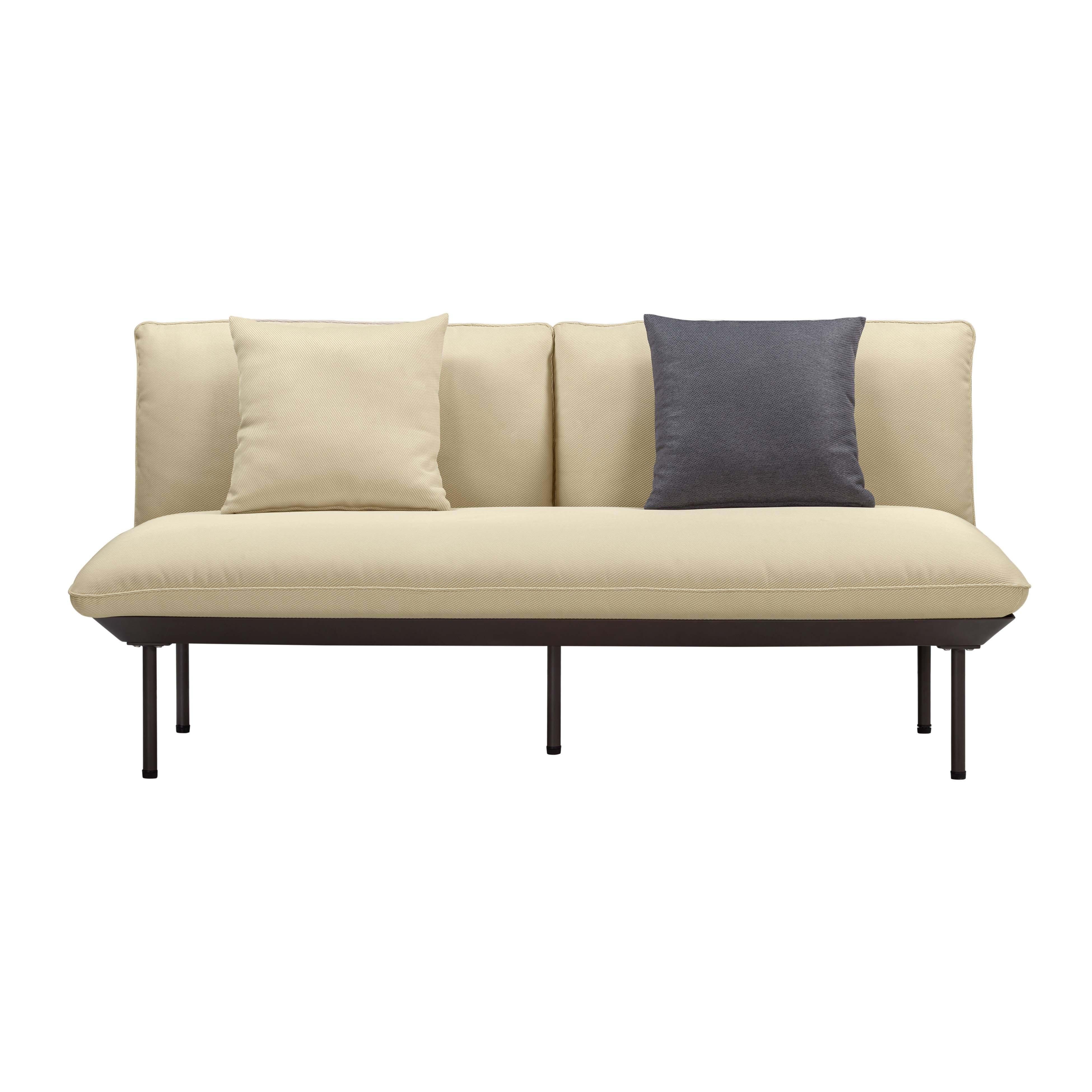 Katti Beige Outdoor Loveseat - Image 1