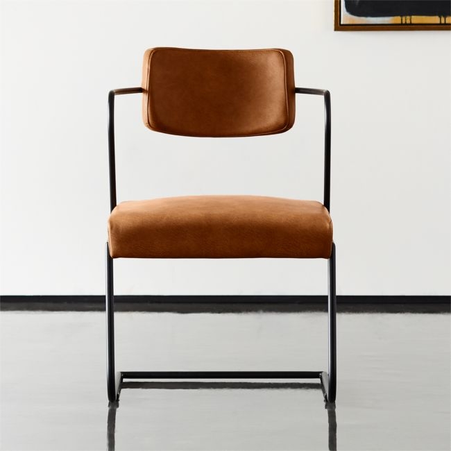 Gaff Metal Frame Chair Brown - Image 0