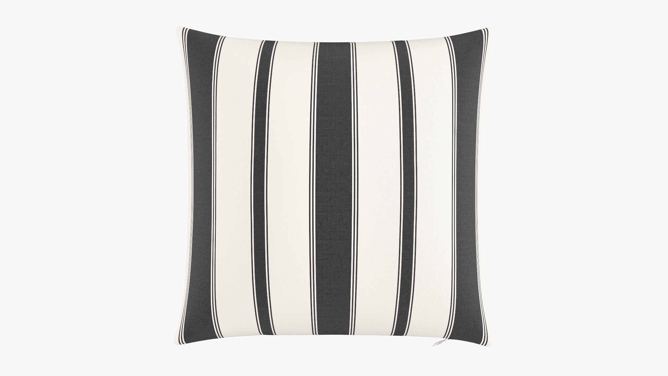 Throw Pillow 20", Ink Clarence Stripe, 20" x 20" - Image 0