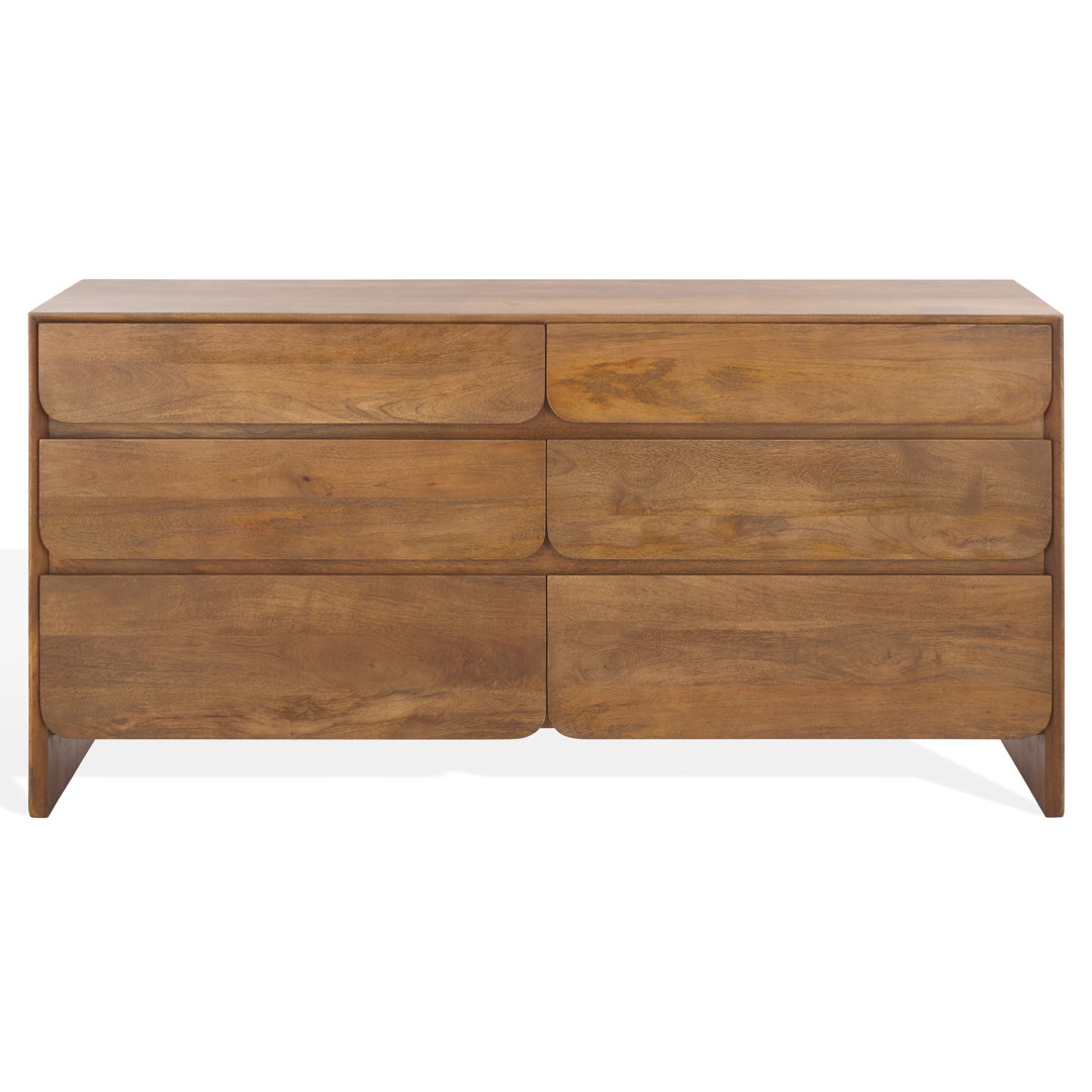 Safavieh Couture Grigorio 6 Drawer Wood Dresser - Image 0