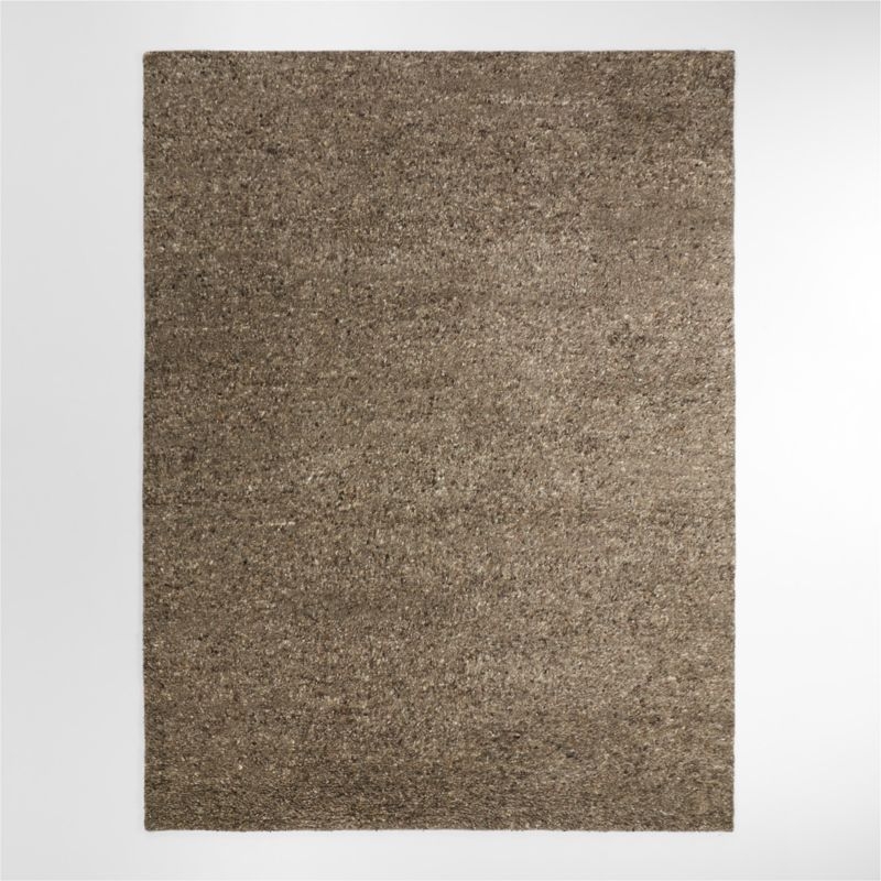 Juneau Wool Charcoal Grey Area Rug 9'x12' - Image 2