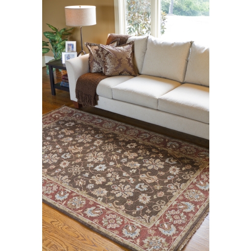 Estate Brown Indoor 2' x 3' Handmade Rug - Image 0