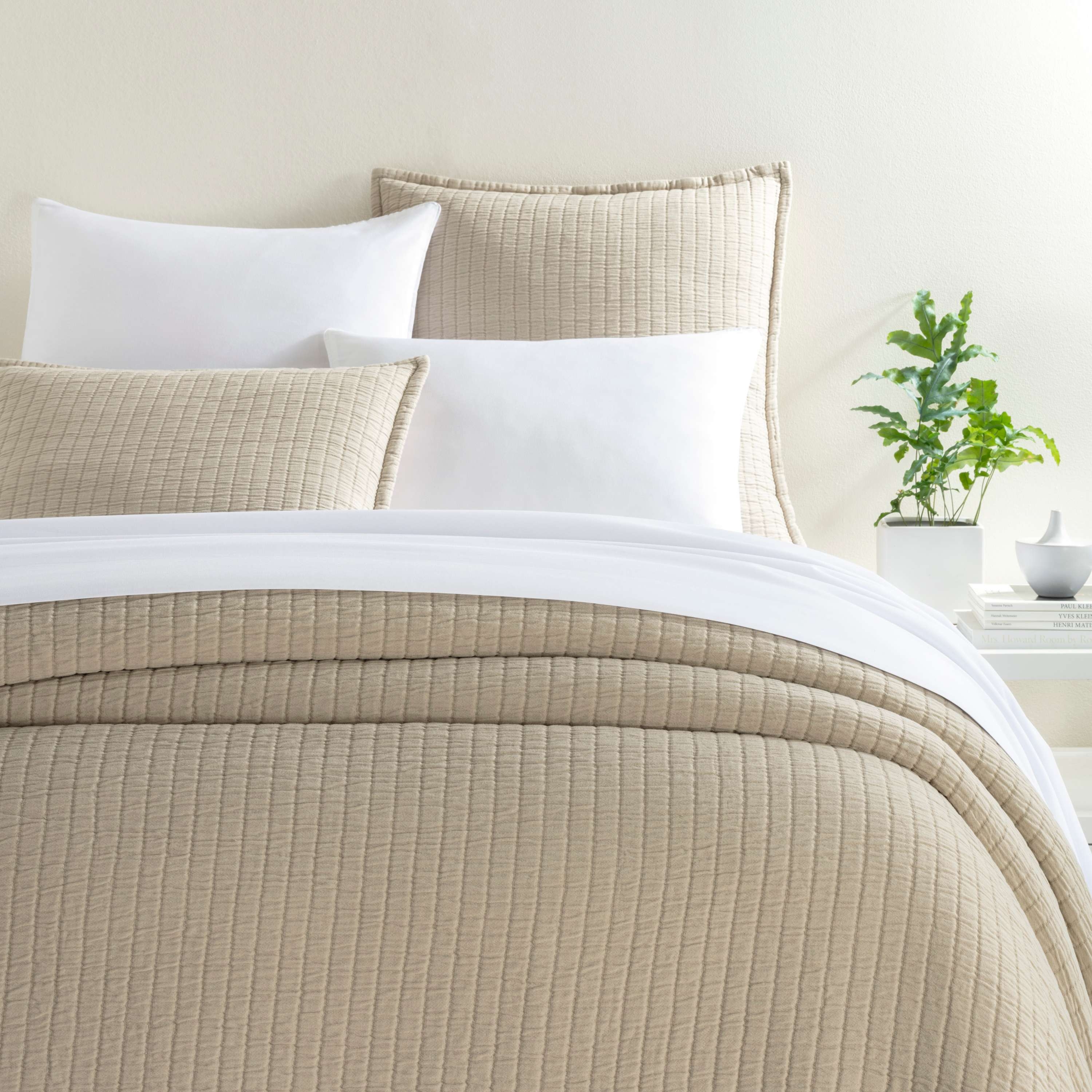Boyfriend Sand Matelasse Coverlet - Image 0