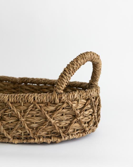 Woven Seagrass Table Tray - Image 1