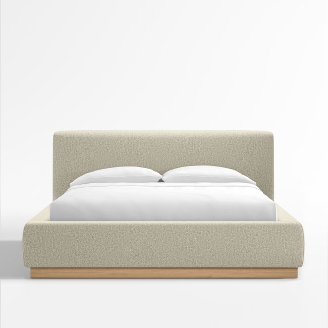 Gather Sand Upholstered Queen Bed - Image 0
