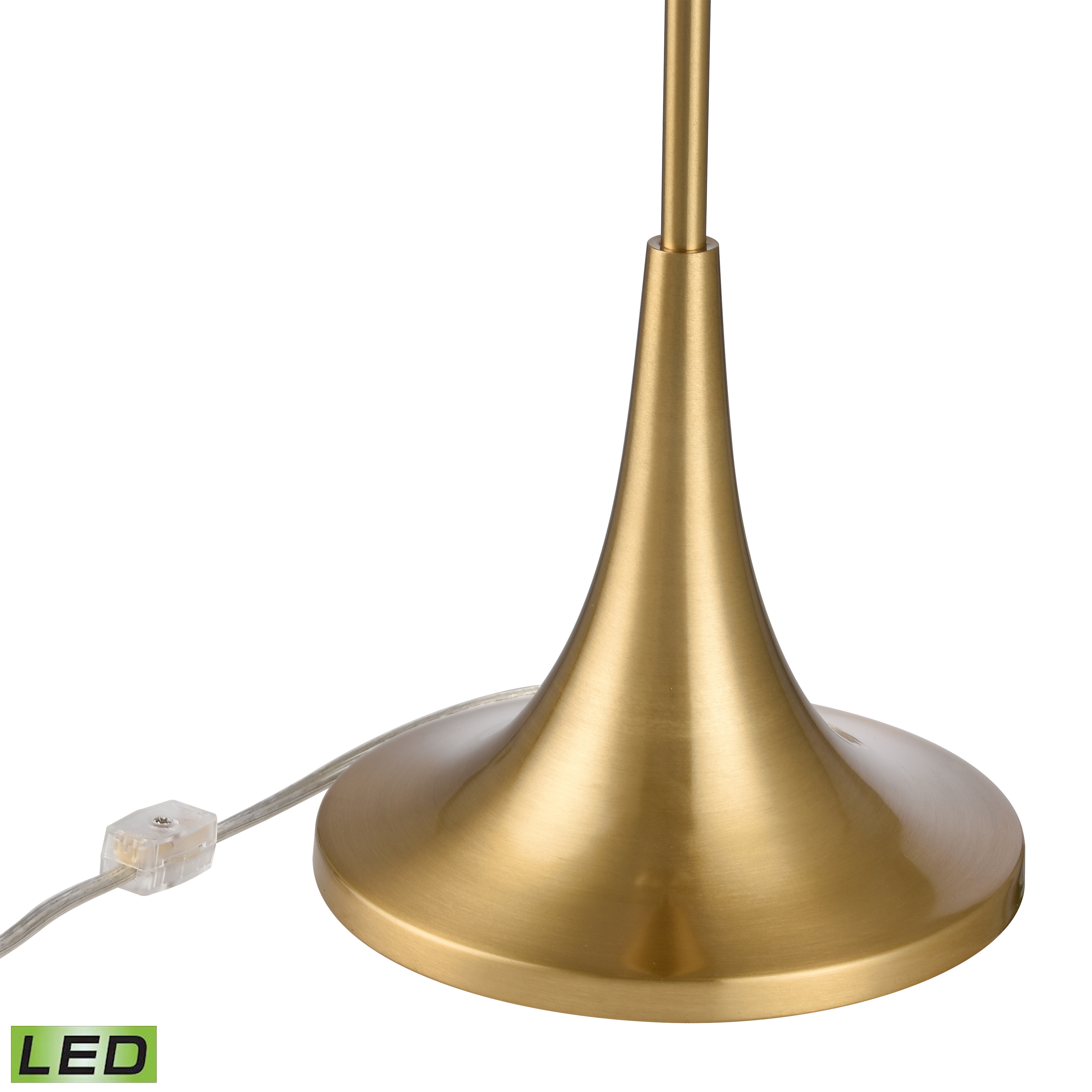 Robin Avenue 30'' High 1-Light Table Lamp - Satin Gold - Includes LED Bulb - Image 3
