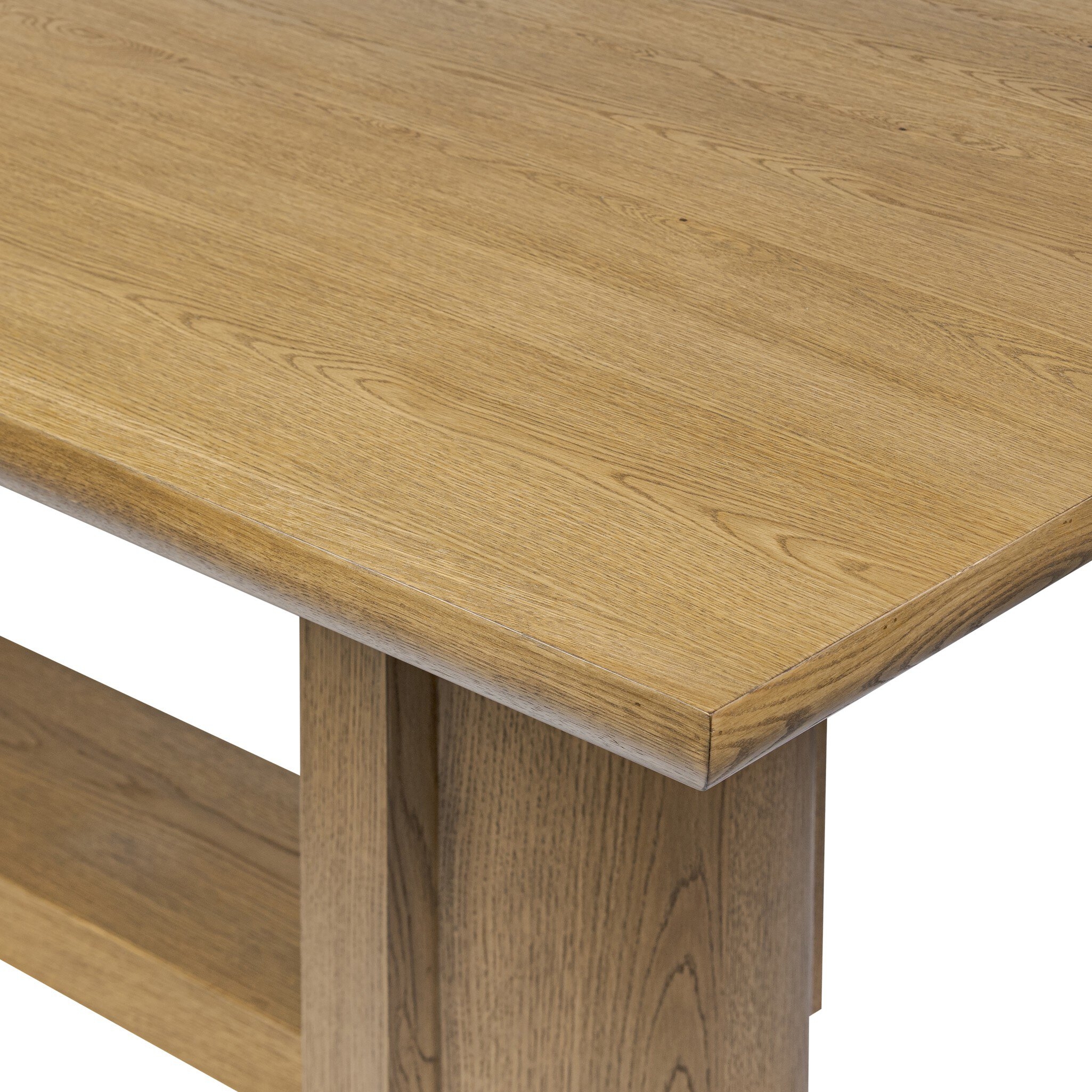 Garrett Dining Table - Amber Oak Veneer - Image 5