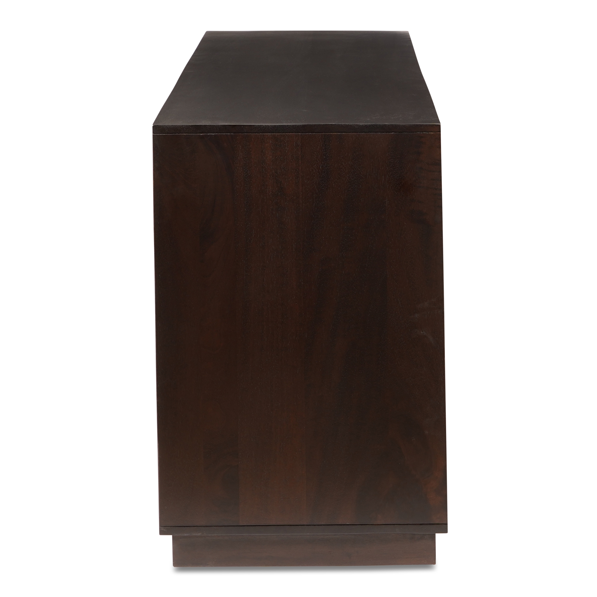 Denman 6 Drawer Dresser Dark Brown - Image 4