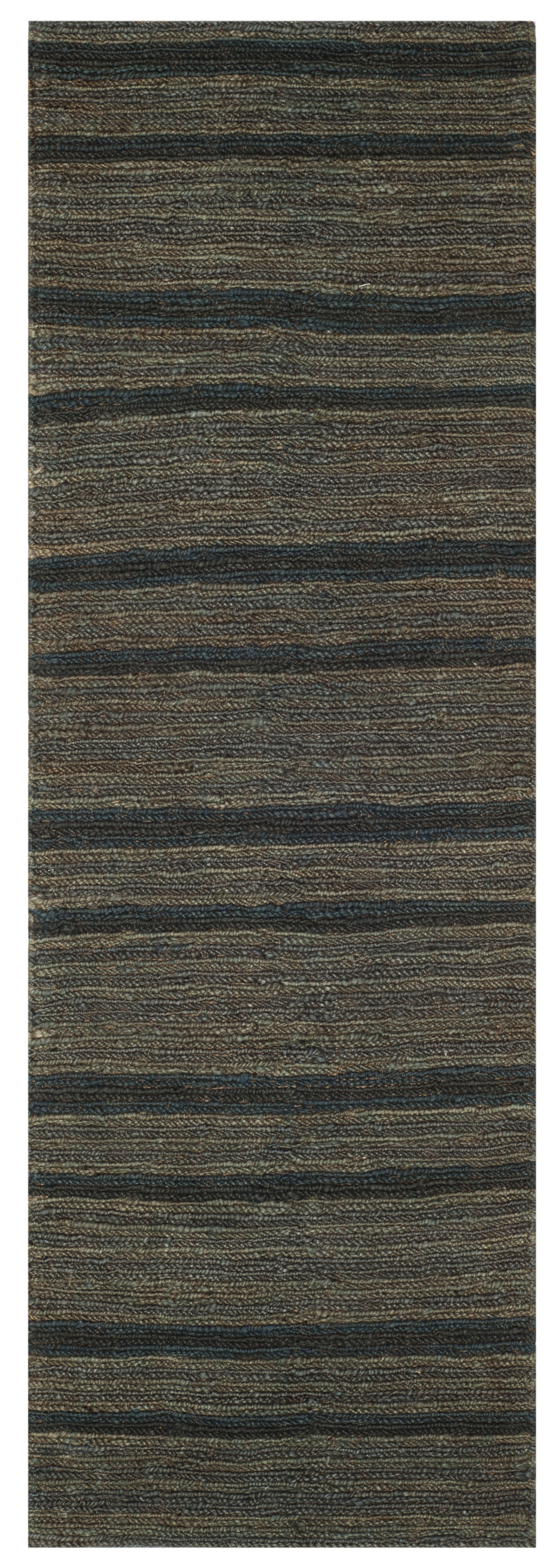 Arlo Home Hand Knotted Area Rug, ORG115A, Blue,  2' 6" X 10' - Image 0