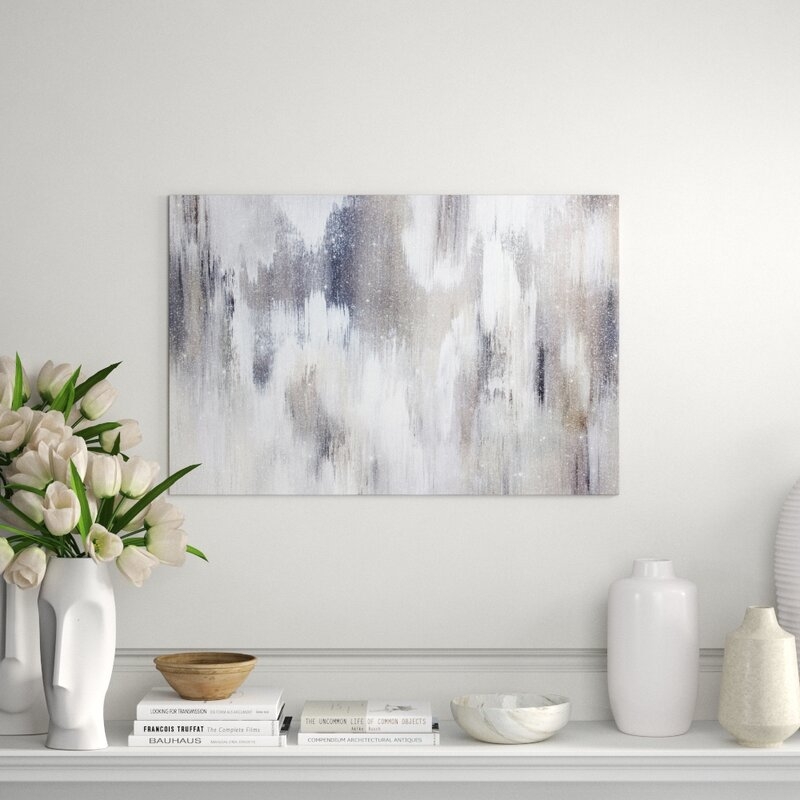 'Gentle Falling Shades' - Wrapped Canvas Painting Print Size: 24" H x 36" W x 1.5" D - Image 1