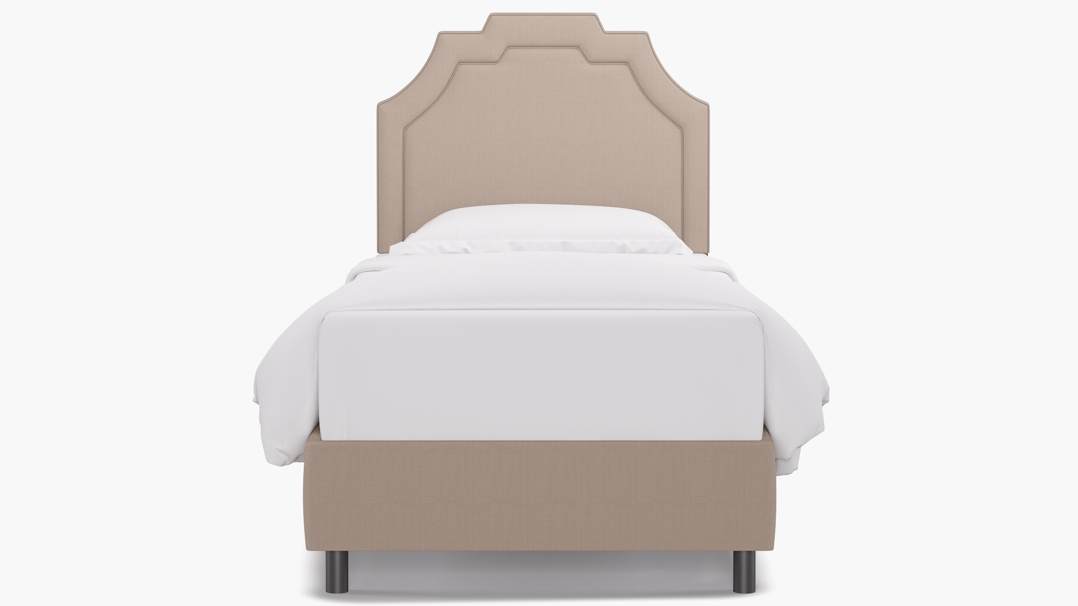 Art Deco Bed, Husk Everyday Linen, Twin - Image 0