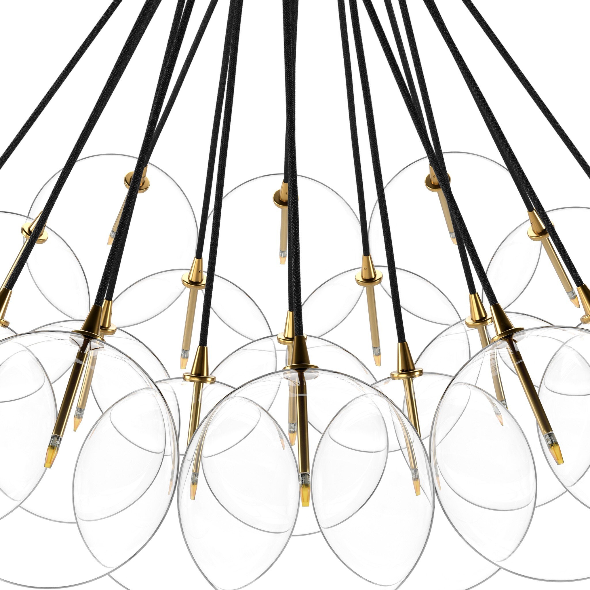 Cloud Chandelier - Black Cord - Image 3