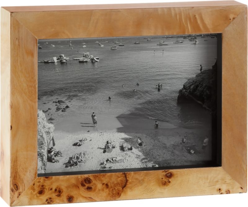 Burl Wood Picture Frame 8"x10" - Image 8