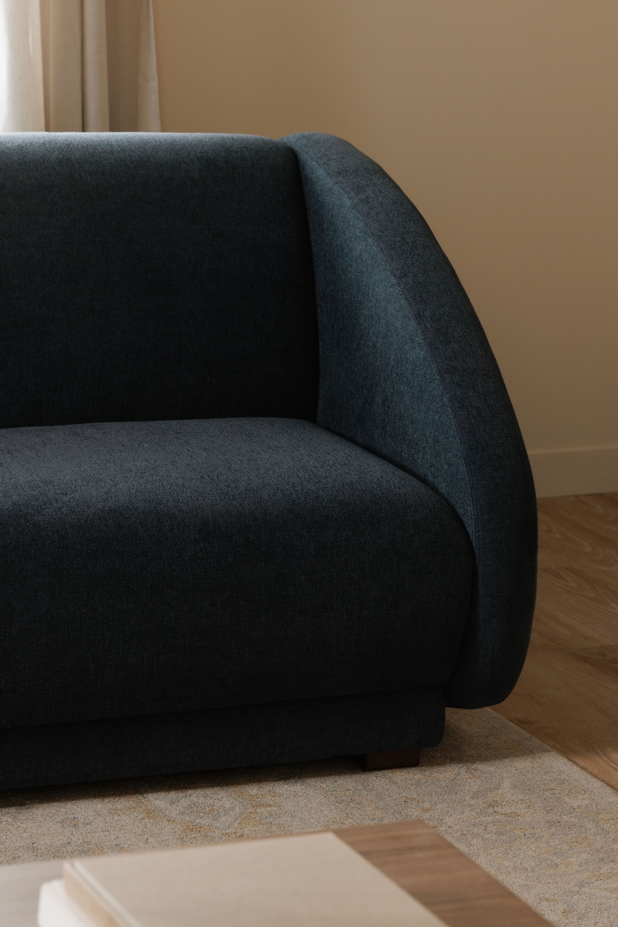 Fraser Left Arm Facing Sofa Deep Blue - Image 7