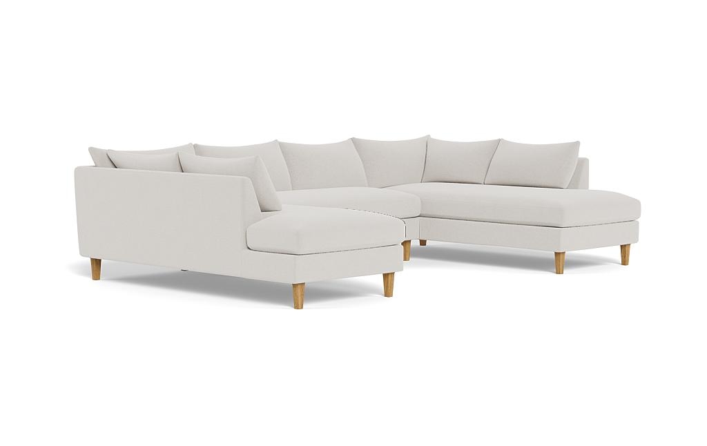 Sloan 3-Piece U-Bumper Sectional - Image 1