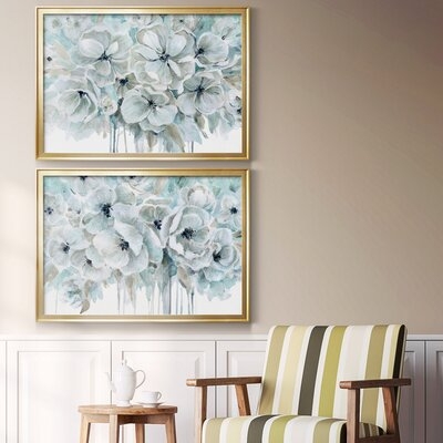 Teal Harmony I Premium Framed Canvas - Ready To Hang - Image 0