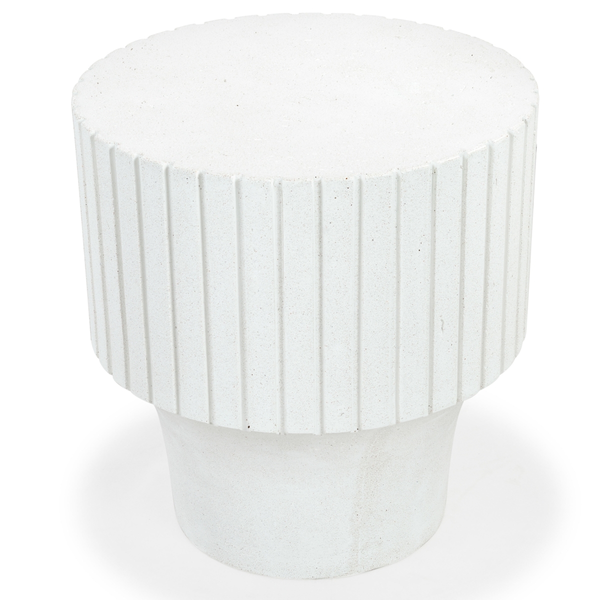 Einstein Round Accent Table - Ivory - Image 2