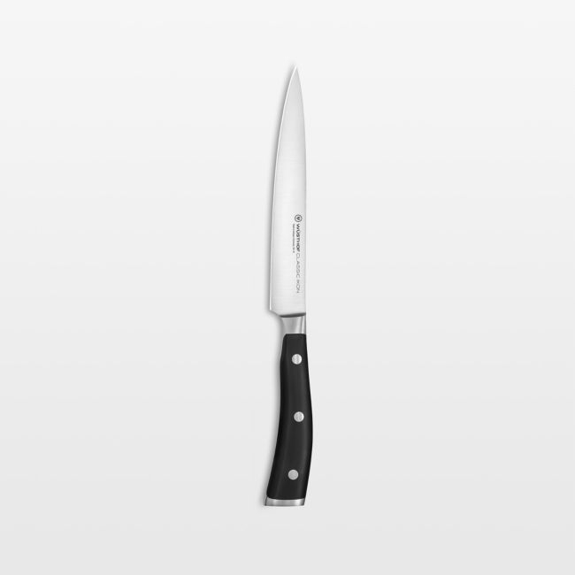 Wusthof ® Classic Ikon Black 6" Utility Knife - Image 0